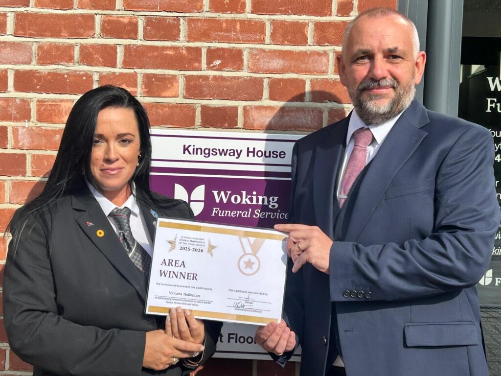 Woking Funeral Service Operative voted Funeral Partners Professional of the Year